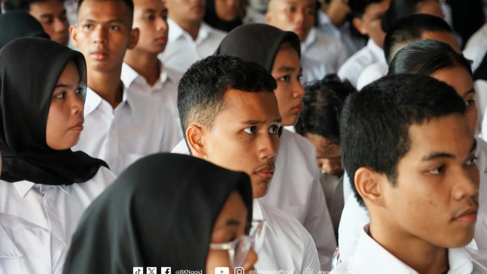 Peserta SKD sekolah kedinasan 2026 di lokasi ujian BKN