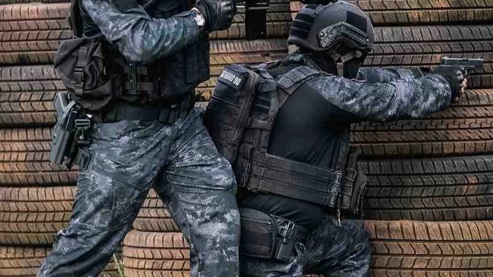 Personel TNI Angkatan Udara dalam latihan